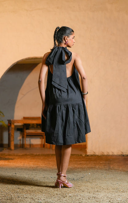 Desert Rose Dress - Just Black