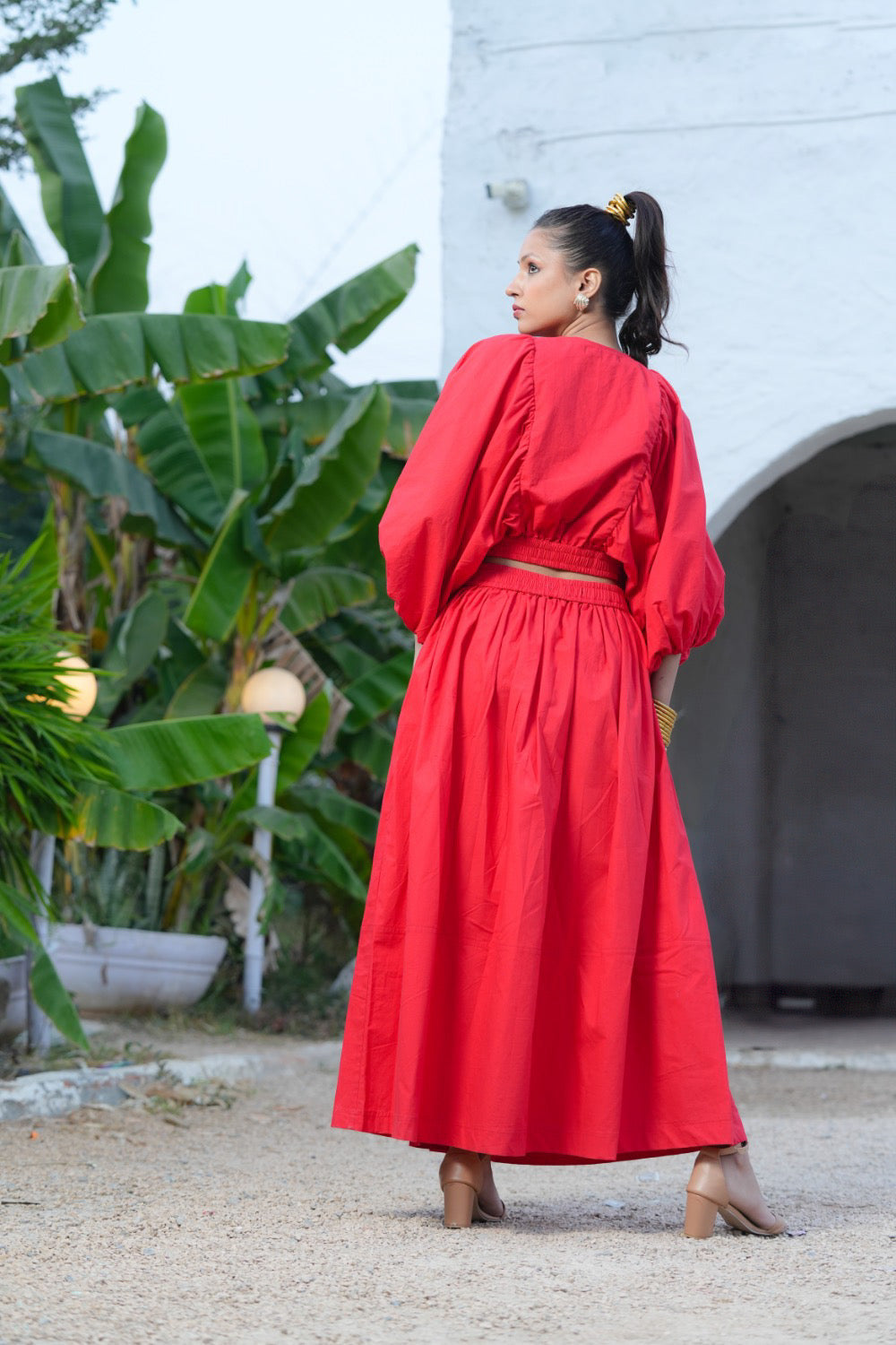 Cloud Nine Set - Hibiscus Red