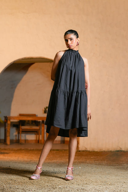 Desert Rose Dress - Just Black