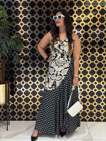 Pool Side Polka Wrap Dress