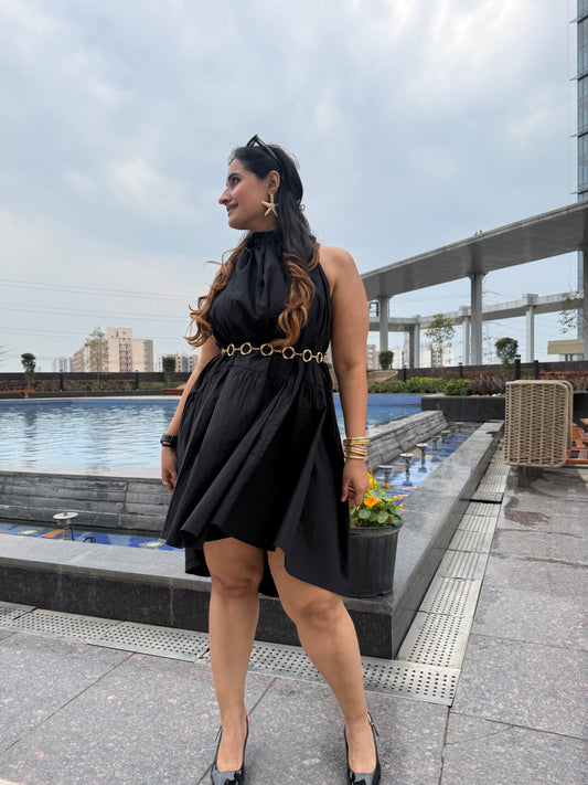 Desert Rose Dress - Just Black