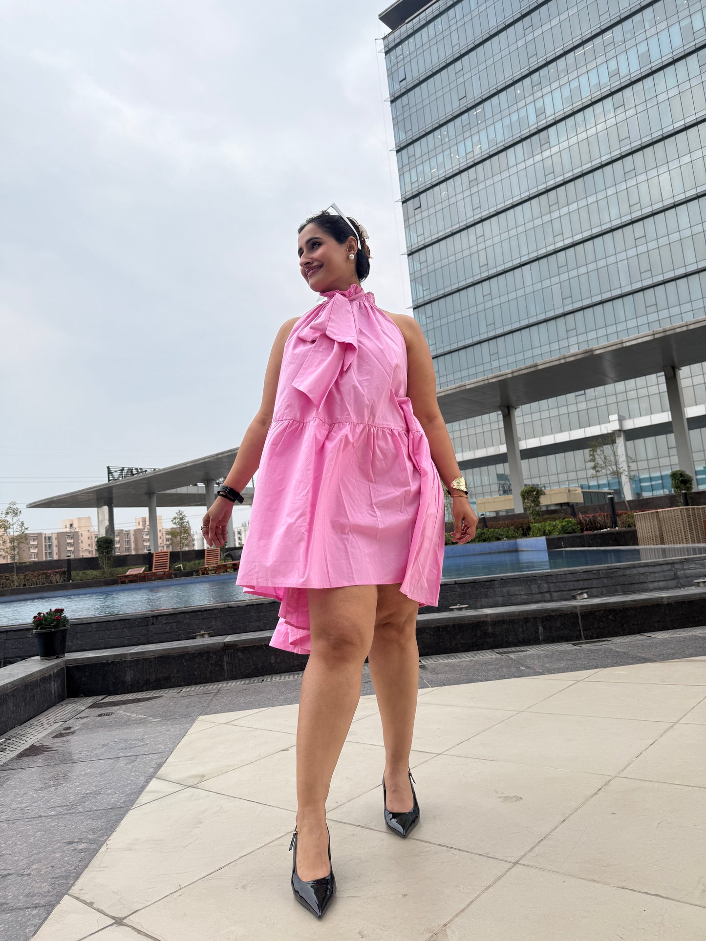 Desert Rose Dress - Mehak Pink
