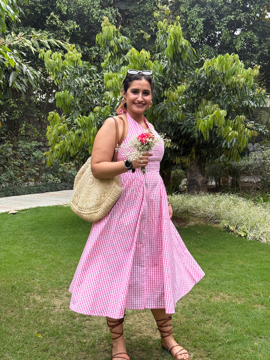 Gingham Glow Dress