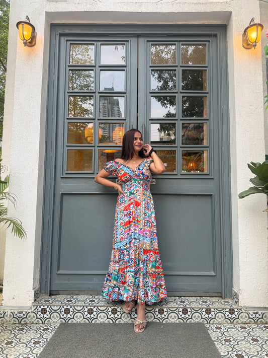 Sundream Patch Dress