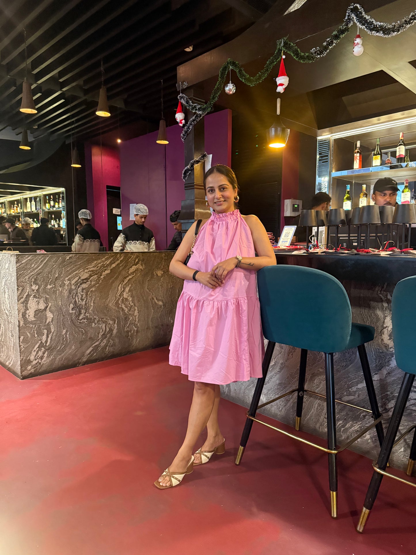 Desert Rose Dress - Mehak Pink