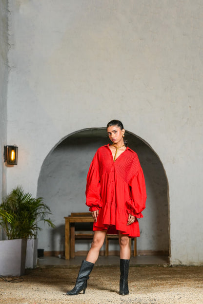 Coastal Ease Shirt Dress