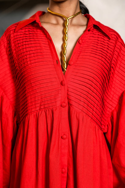 Coastal Ease Shirt Dress