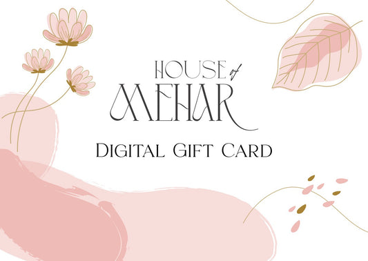 House Of Mehar  E-Voucher