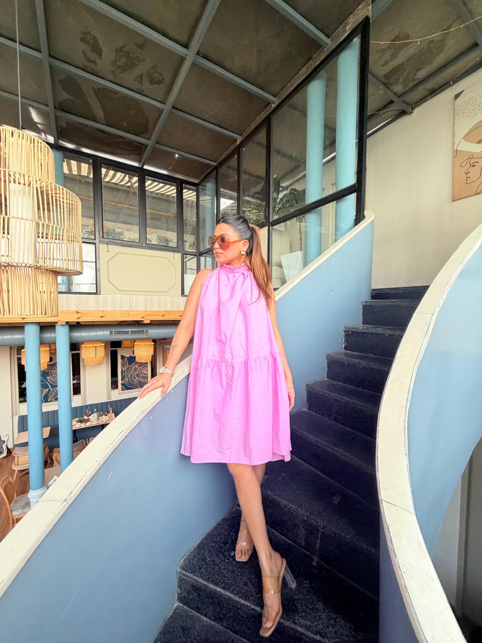 Desert Rose Dress - Mehak Pink