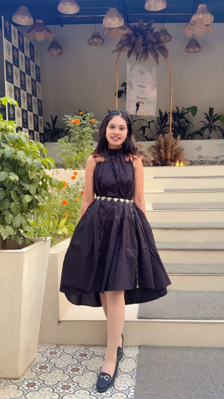 Desert Rose Dress - Just Black